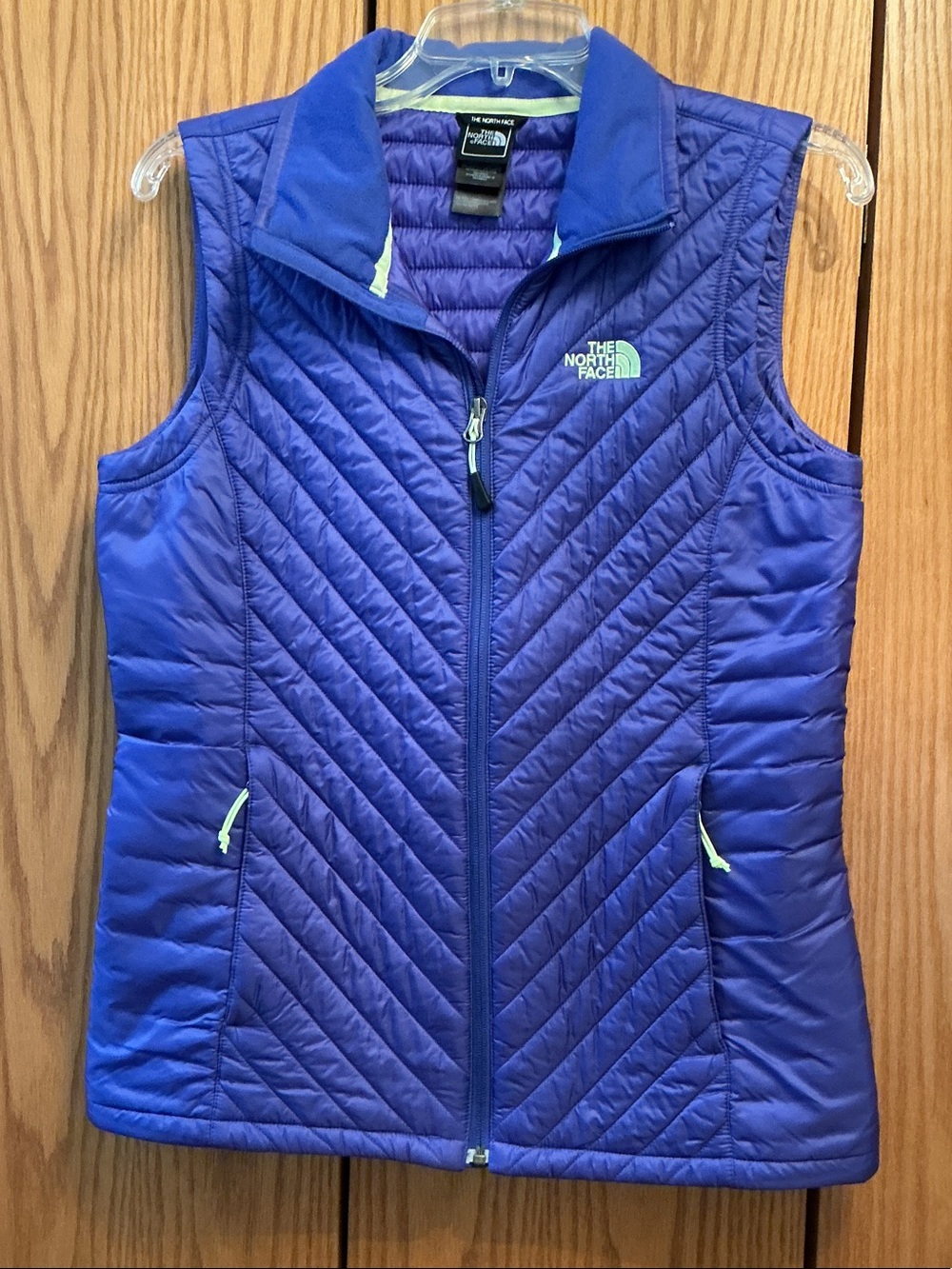 The North Face Women's Purple Quilted Insulated Vest  Medium